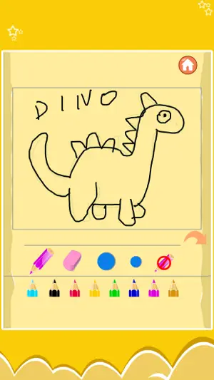 恐龙学画画-绘画涂鸦画画板