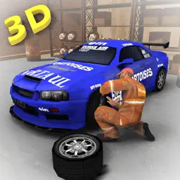 汽车 机械 作坊 3D