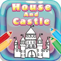 房子和城堡着色书：免费为孩子和幼儿！