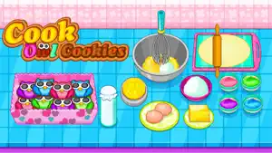 烹饪猫头鹰饼干 - 烹饪游戏