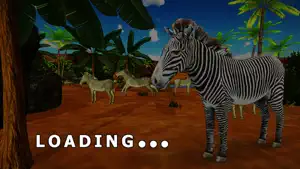 斑马模拟器和动物野生动物游戏