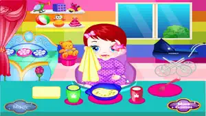 Babys Day: Bath & Lunch & Play - Kids Game
