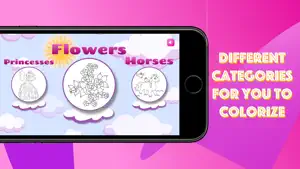 Girls Coloring Book Draw on go